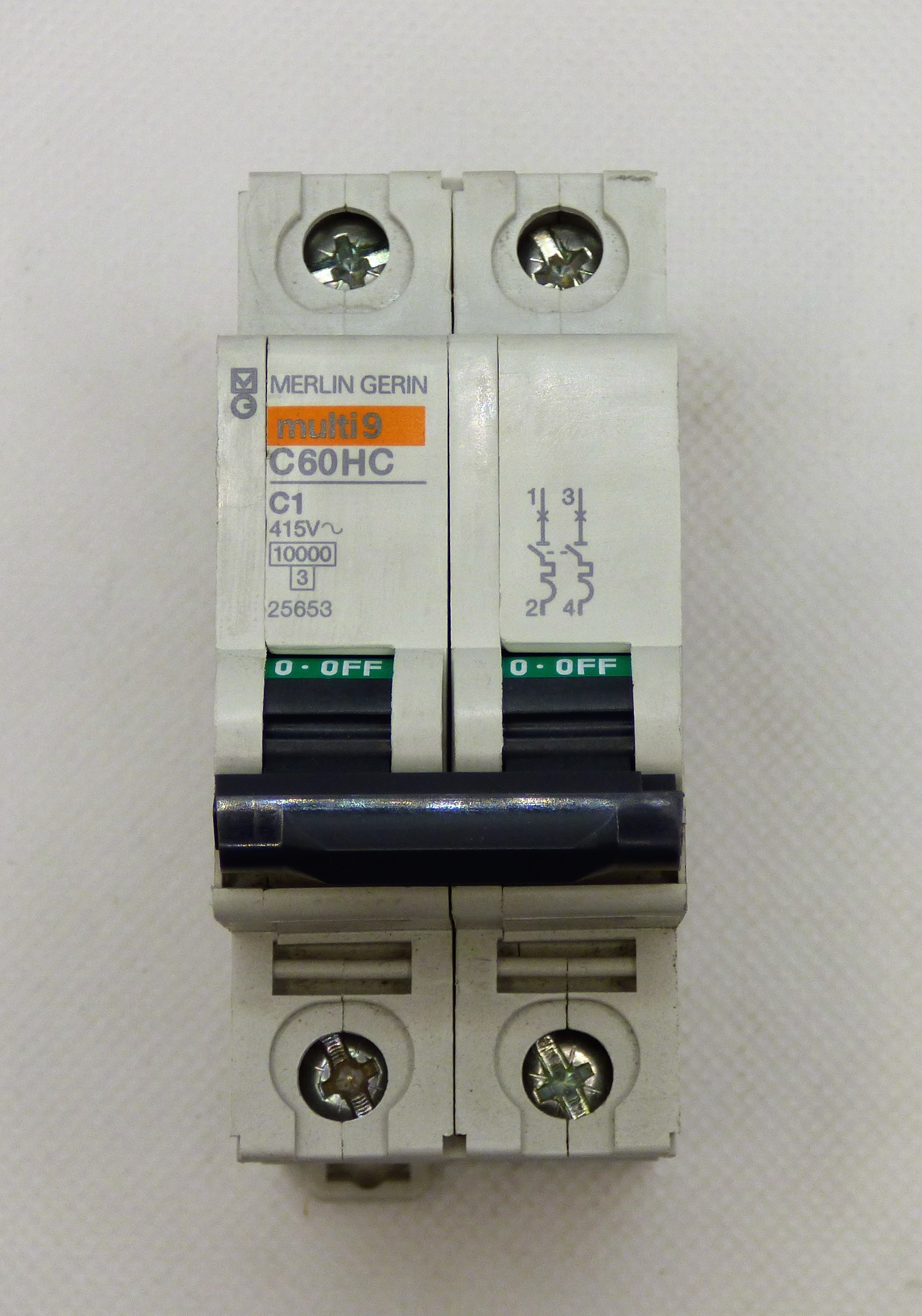 2P 1A TYPE C MCB 2P 1A TYPE C MCB